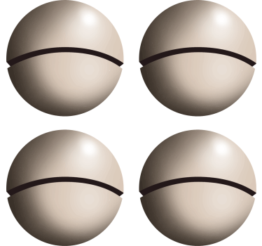 Magritte bol onderzetter - TenStickers