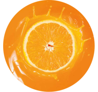 Sinaasappelsap andere onderzetter - TenStickers