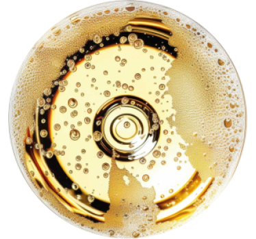 Champagne andere onderzetter - TenStickers