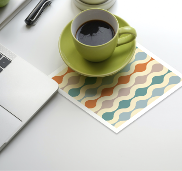 Moderne pastelkleurige onderzetter - TenStickers
