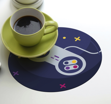 Enge onderzetters multicolore game controller - TenStickers