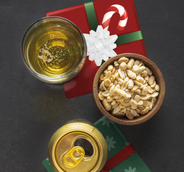 Kerst onderzetters Geschenkdozen pack - TenStickers