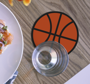 Moderne onderzetters Basketbal - TenStickers