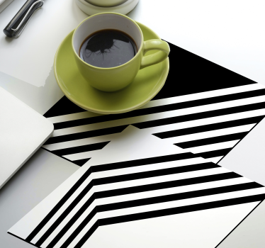 Moderne onderzetters Moderne strepen - TenStickers