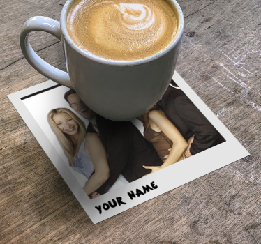 Moderne onderzetters Polaroid frame - TenStickers