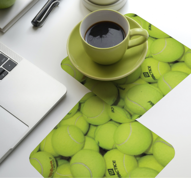 Moderne onderzetters Tennisballen - TenStickers