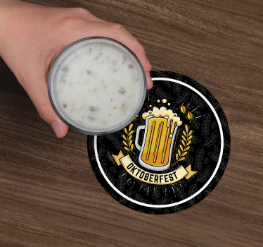 Onderzetters bier Bierfeest oktoberfest - TenStickers
