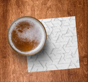 Onderzetters geometrisch textuurpatroon - TenStickers