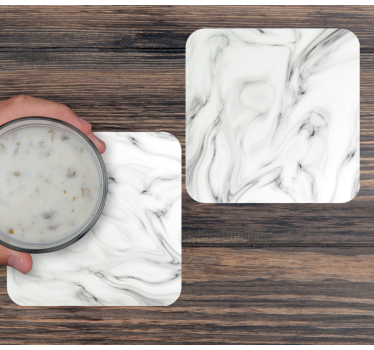 Onderzetters marmer swirl patroon - TenStickers