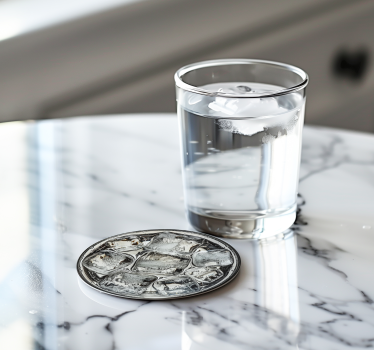 Water ijsblokjes onderzetter - TenStickers
