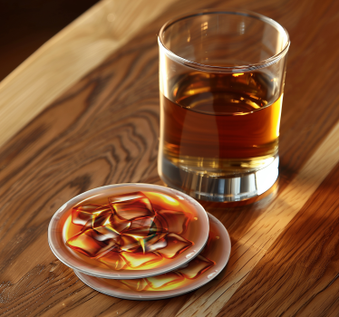 Whisky glas andere onderzetter - TenStickers