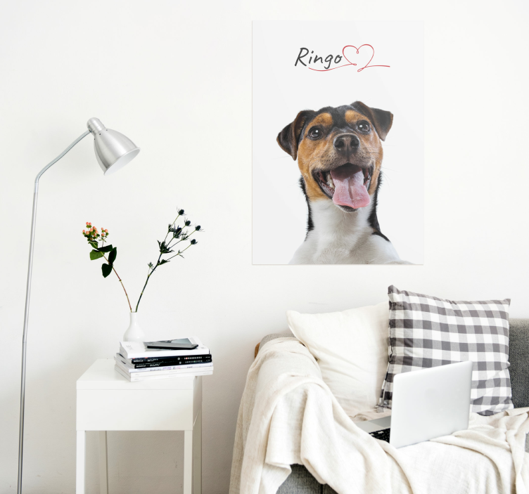 Aangepaste hondenliefde honden poster - TenStickers