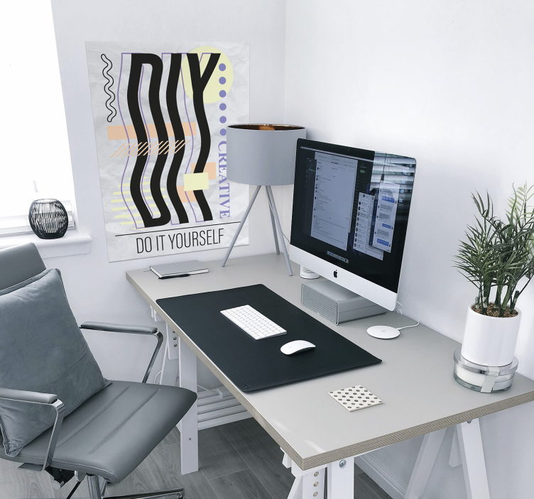 Creative Do It Yourself poster - TenStickers