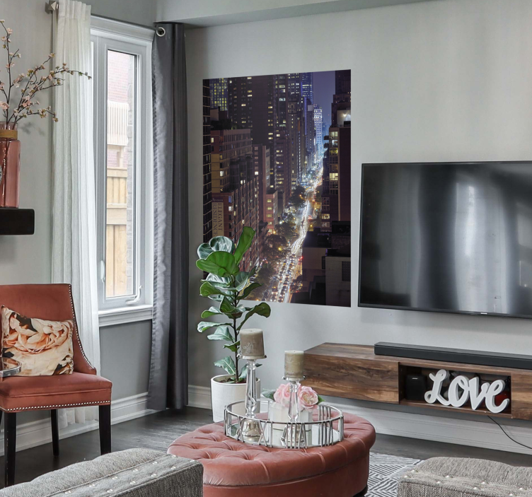 Nacht poster new york city - TenStickers