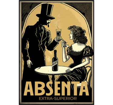 Poster keuken licor absenta - TenStickers