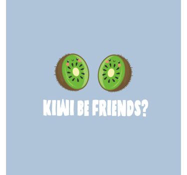 Poster keuken grappige quote met kiwi's - TenStickers