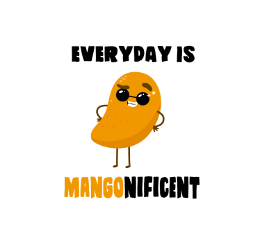 Poster keuken grappige quote met mango - TenStickers