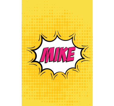 Poster tienerkamer strips van de avonturen - TenStickers