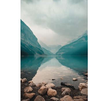 Mooie poster woonkamer vredig waterlandschap - TenStickers