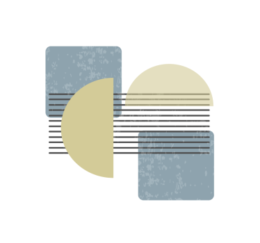 Mooie poster woonkamer hedendaagse kunst modern design - TenStickers