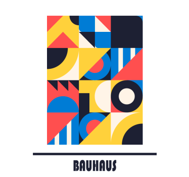 Bauhaus kunst poster - TenStickers
