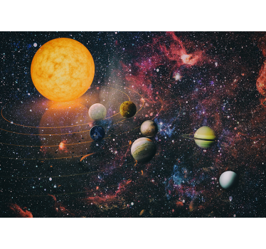Zonnestelsel poster - TenStickers