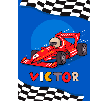 Kinderkamer poster Formule 1 - TenStickers