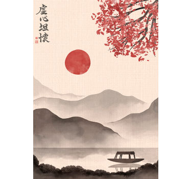 Japandi stijl poster - TenStickers