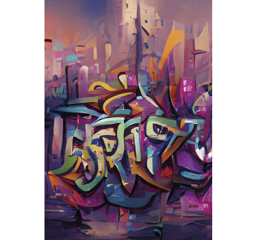 Straatkunst met graffiti - TenStickers