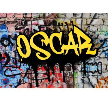 Graffiti kunst gepersonaliseerde poster - TenStickers