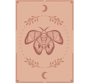 Boho vlinder poster - TenStickers