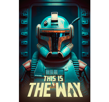 Bounty Hunter 80s Film poster tieners - TenStickers