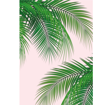 Tropische bladeren bomen poster - TenStickers