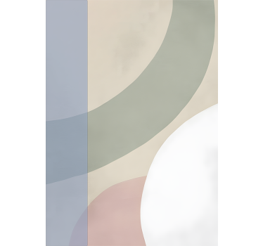 Kleurenpalet poster abstract - TenStickers