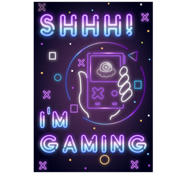 i am gaming videogameposter - TenStickers