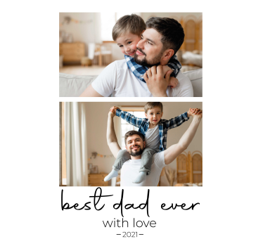 Beste vader ooit poster woonkamer - TenStickers