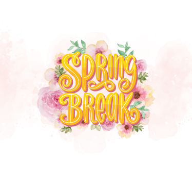 Krokusvakantie poster bloem - TenStickers