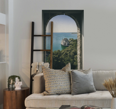 Griekse zee landschap poster - TenStickers
