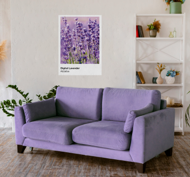 Pantone digitaal lavendel poster - TenStickers