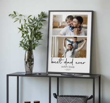 Beste vader ooit poster woonkamer - TenStickers