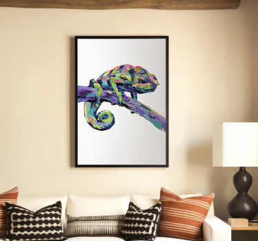Abstracte poster haggedis - TenStickers