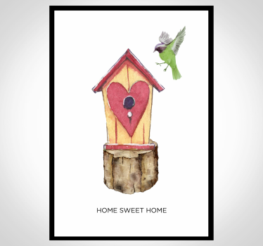 Home sweet home woonkamer poster - TenStickers