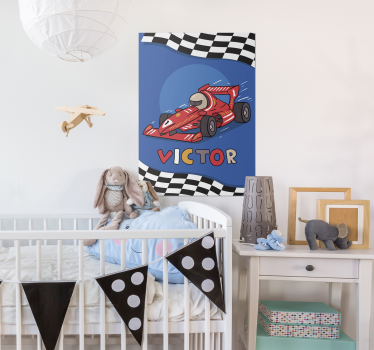 Kinderkamer poster Formule 1 - TenStickers