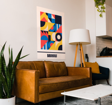 Bauhaus kunst poster - TenStickers