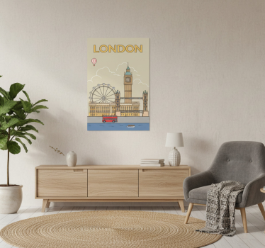 Landen poster londen - TenStickers