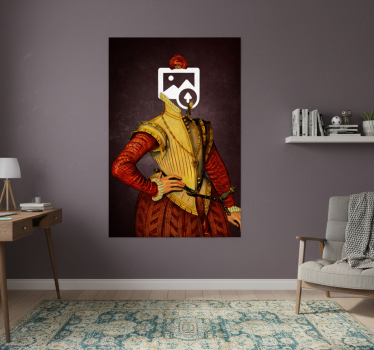 Mooie poster woonkamer aristocratische katten - TenStickers