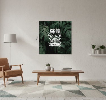 Mooie poster woonkamer citaat voor een betere toekomst - TenStickers