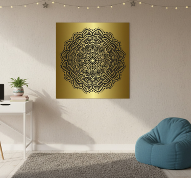Mooie poster woonkamer mandala - TenStickers
