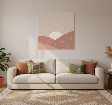 Mooie poster woonkamer wandkunst dageraad - TenStickers