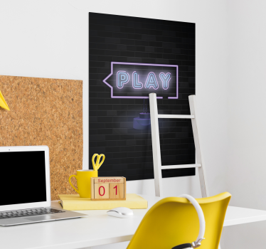 Gaming poster play slaapkamer - TenStickers